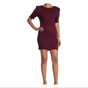 Max + Ash short sleeve knit sheath dress in Raisin SZ Medium casual